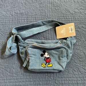 New! Mickey Mouse Disney Denim Fanny Pack!